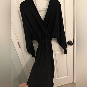 Sexy, black sweater dress